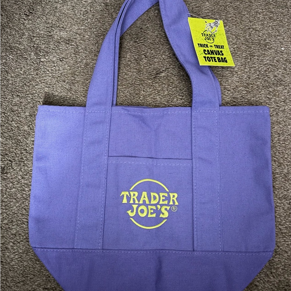 Trader Joe's Trick or Treat Canvas Tote Bag